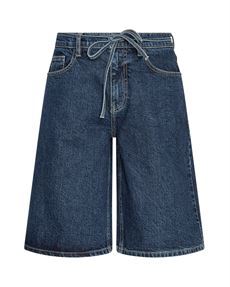 MSCH COPENHAGEN DENIM SHORTS, MSCHELIDE ADA DENIM SHORTS, DARK BLUE WASH